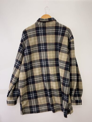 商品画像：フリースジャケット/L/ポリエステル/BEG/チェック/S596// 2