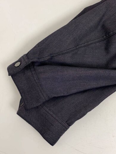 商品画像：デニムジャケット/L/ポリエステル/ネイビー/無地/AMJ35099 5