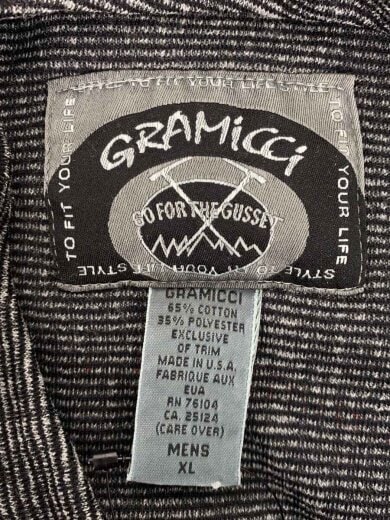 商品画像：90s/ワッフルパイル地/長袖Tシャツ/XL/コットン/グレー 3