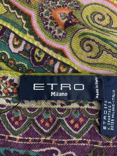 商品画像：カシミア70/シルク30/130×42/ストール/カシミア/マルチカラー/総柄/レディース 2