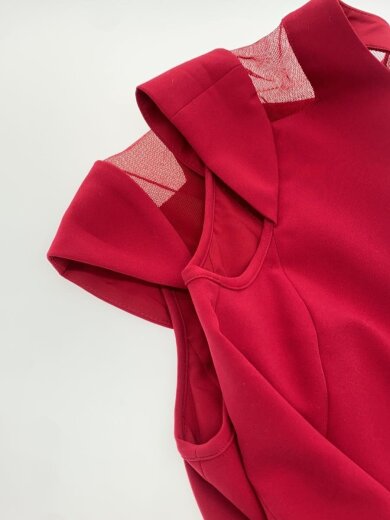 商品画像：ノースリーブワンピース/--/--/RED 5