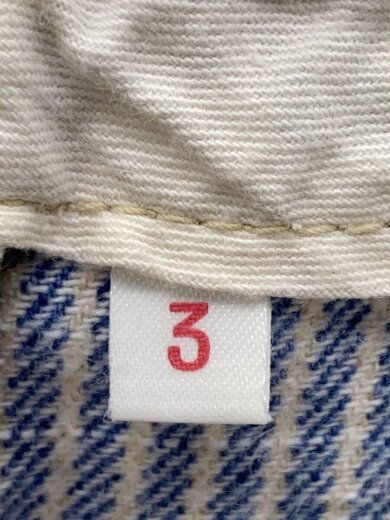 商品画像：ストレートパンツ/3/コットン/BLU/ストライプ// 5