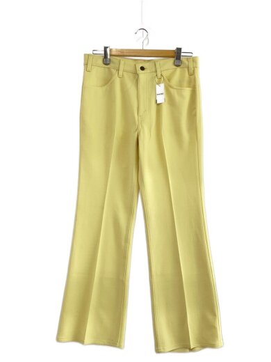 商品画像：フレア/デッドストック/ボトム/34/ポリエステル/YLW/無地// 1