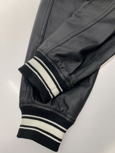 商品画像：VARSITY LIGHT SIGNATUREレザージャケット・ブルゾン/XL/羊革/BLK/612103// 5