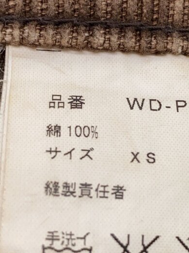 商品画像：コーデュロイパンツ/XS/コットン/BRW/AD2009/WD-P906// 5