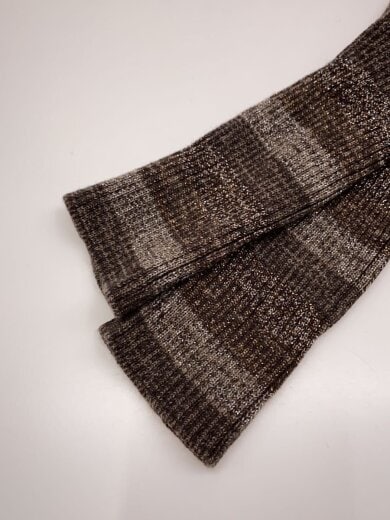 商品画像：ニット・セーター(薄手)/2/ウール/ブラウン/17-12-592010/ボーダー 6