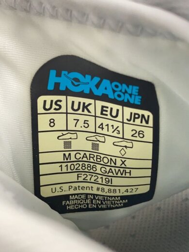 商品画像：CARBON X/ローカットスニーカー/26cm/ホワイト/1102886 5