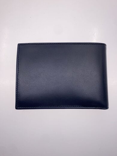 商品画像：2つ折り財布/レザー/BLK/無地/メンズ// 2