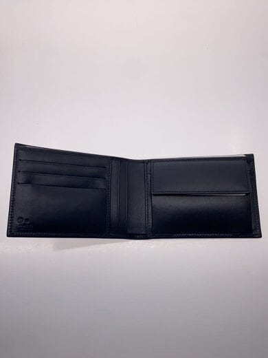 商品画像：2つ折り財布/レザー/BLK/無地/メンズ// 4