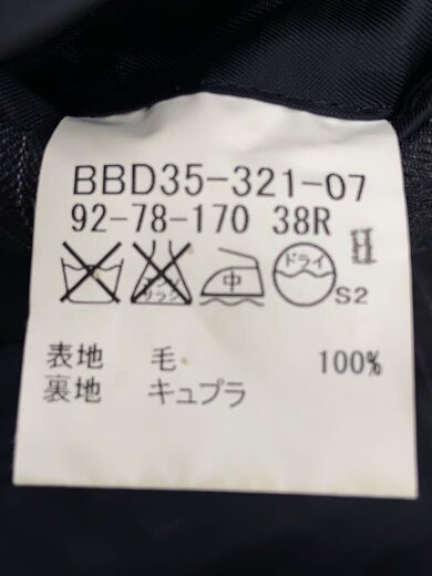 商品画像：テーラードジャケット/--/コットン/グレー/ストライプ/BBD35-321-07// 4