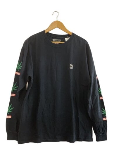 商品画像：長袖Tシャツ/L/コットン/ブラック/high times/使用感有// 1