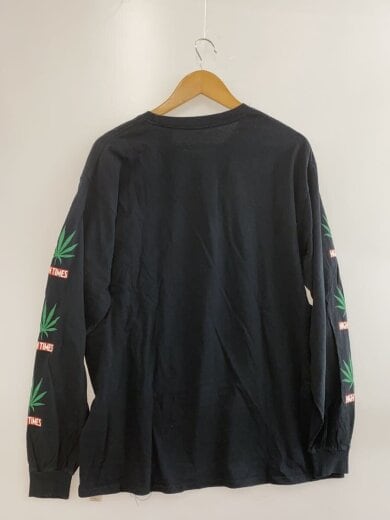 商品画像：長袖Tシャツ/L/コットン/ブラック/high times/使用感有// 2