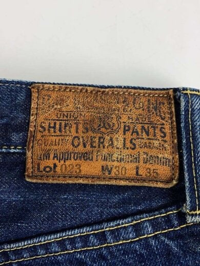 商品画像：デニムパンツ/30/コットン/ネイビー/無地/Lot023/M43023/赤耳 4