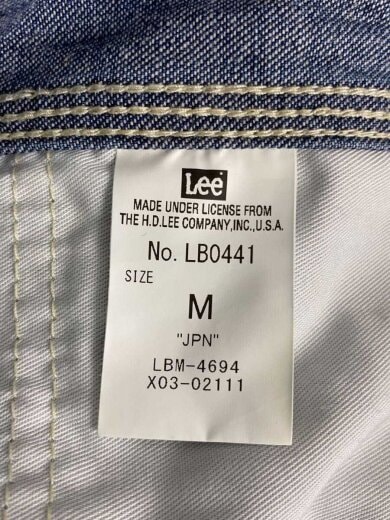 商品画像：オーバーオール/M/デニム/インディゴ/無地/LB0441 6