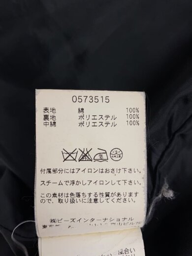 商品画像：ダウンジャケット/2/コットン/ブラック/ベロア/無地/0573515// 6