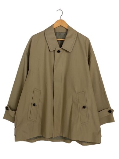 商品画像：Voile Gabardine Soutien Collar Short Coat/1/ベージュ// 1