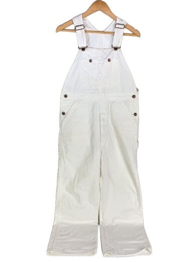 商品画像：オーバーオール/XS/コットン/ホワイト/無地/0798748106// 1