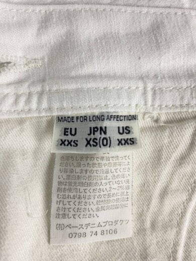 商品画像：オーバーオール/XS/コットン/ホワイト/無地/0798748106// 5