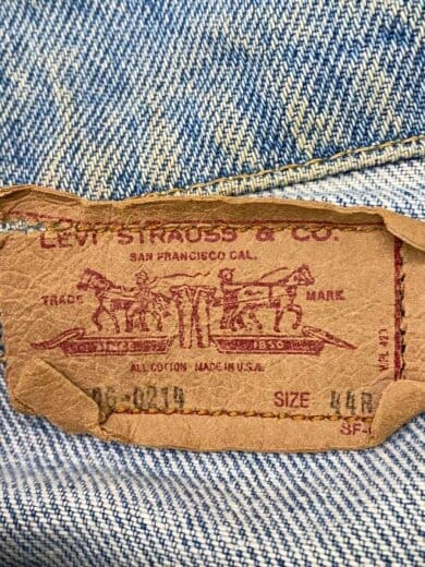 商品画像：Gジャン/44/コットン/IDG/70506-0214/ボタン裏ドット/USA製/推定80S 3