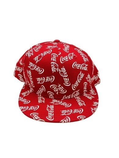 商品画像：キャップ/FREE/コットン/RED/メンズ/コカコーラ 1