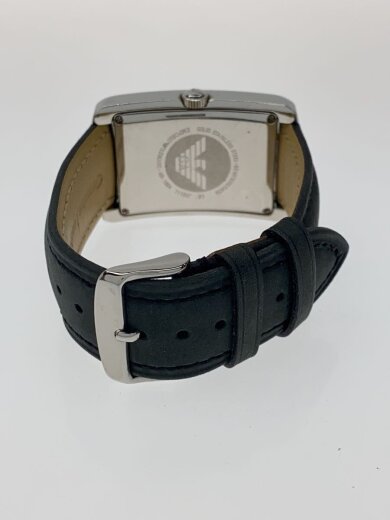 商品画像：クォーツ腕時計/アナログ/レザー/社外ベルト/BLK/GRN/SS/AR-1604/マルコ 4