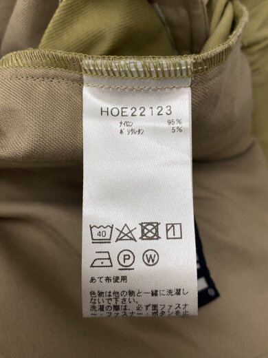 商品画像：ストーレンツータックパンツ/ボトム/L/ナイロン/BEG/無地/HOE22123 5