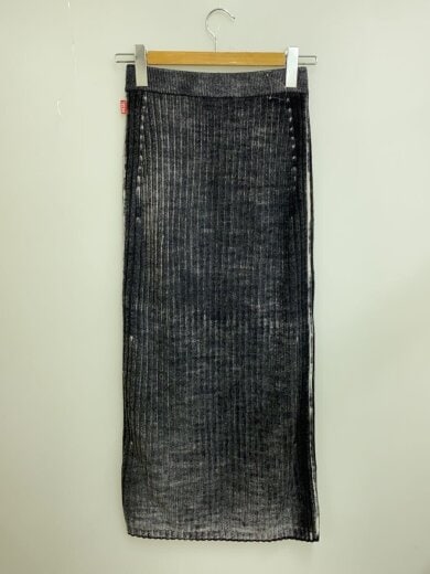 商品画像：ロングスカート/S/ウール/BLK/無地/A14860/M-ASI 2