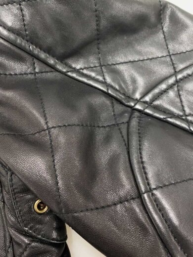 商品画像：レザージャケット・ブルゾン/L/羊革/BLK/無地/MNBLOTWN5B0018// 7