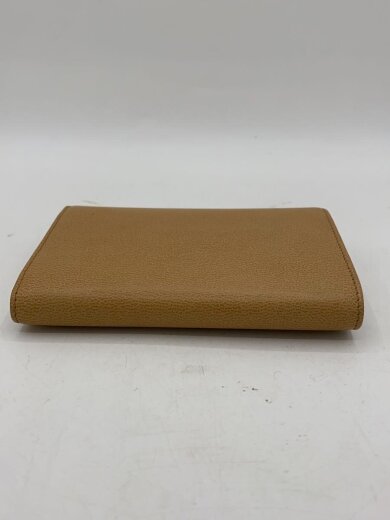 商品画像：3つ折り財布/レザー/BEG/無地/レディース 6