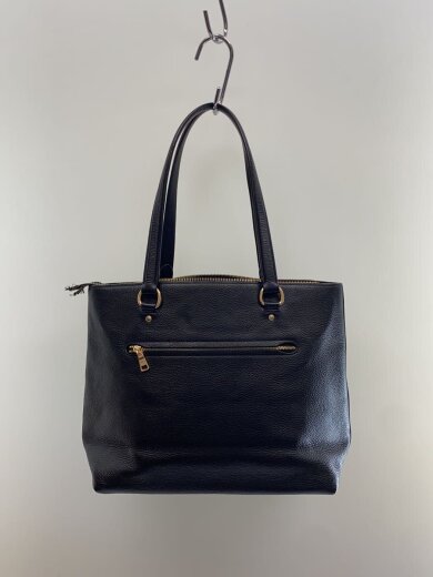 商品画像：トートバッグ/レザー/BLK/無地/F48637 3