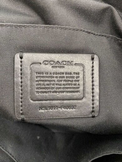 商品画像：トートバッグ/レザー/BLK/無地/F48637 5