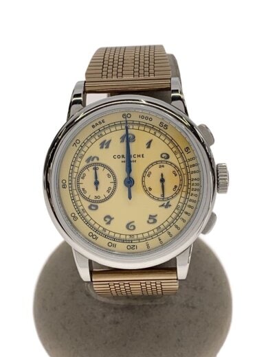 商品画像：クォーツ腕時計/アナログ/ステンレス/IVO/GLD/SS 1