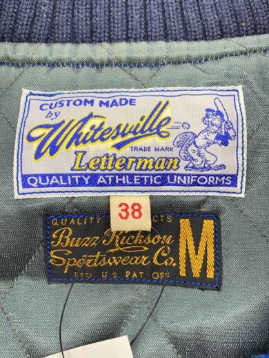 商品画像：スタジャン/38/ウール/BLU/WV13938 3