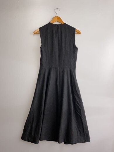 商品画像：ノースリーブワンピース/0/ウール/GRY/無地 2