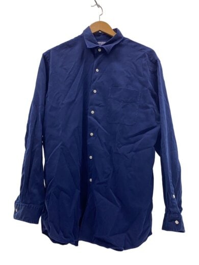商品画像：長袖シャツ/L/シルク/NVY 1