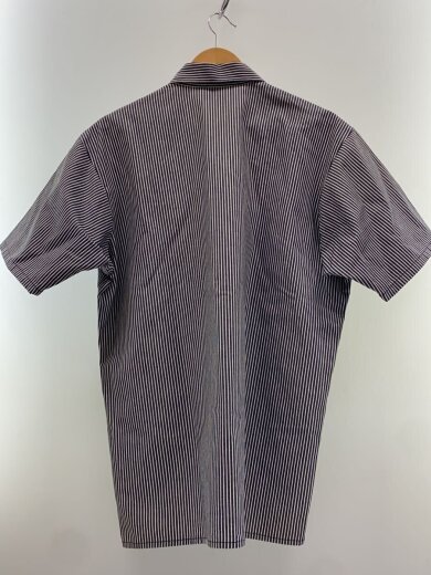 商品画像：半袖シャツ/L/コットン/GRY/ストライプ 2