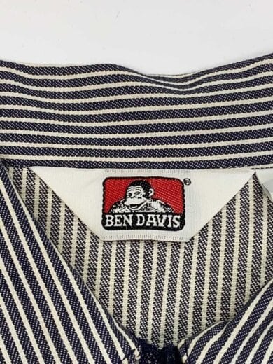 商品画像：半袖シャツ/L/コットン/GRY/ストライプ 3