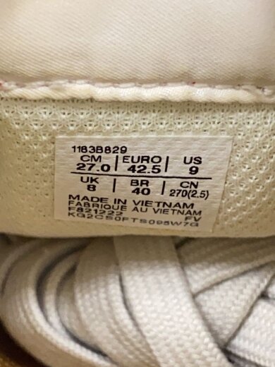 商品画像：ローカットスニーカー/27cm/CRM/1183B829 5