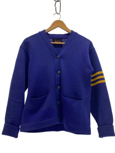 商品画像：カーディガン(薄手)/60s/S/ウール/BLU 1