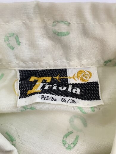 商品画像：70ｓ/シャツ/M/ポリエステル/WHT/総柄 3