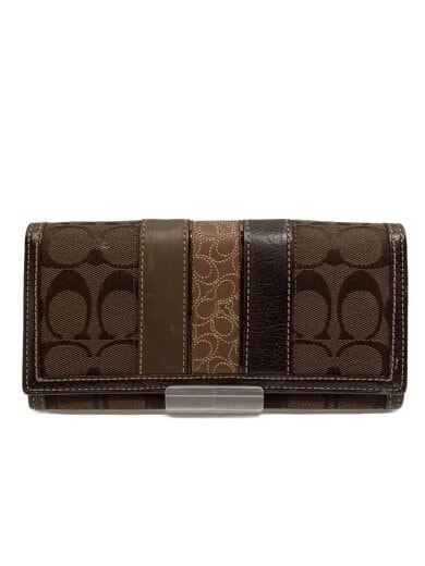 商品画像：長財布/キャンバス/BRW/総柄/レディース 1