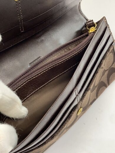 商品画像：長財布/キャンバス/BRW/総柄/レディース 6