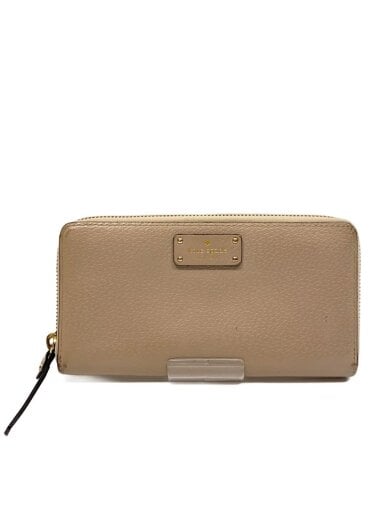 商品画像：長財布/レザー/BEG/無地/レディース 1