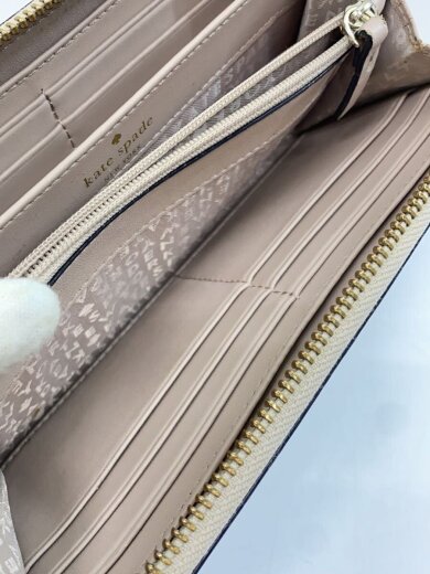 商品画像：長財布/レザー/BEG/無地/レディース 6