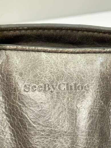 商品画像：ショルダーバッグ/レザー/GRY 5