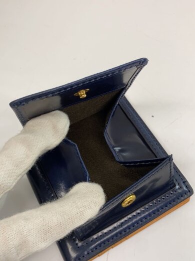 商品画像：ROCADO/2つ折り財布/--/NVY/無地/メンズ 5