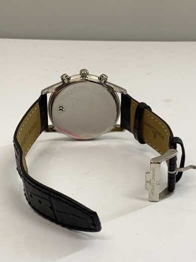 商品画像：JAQUES LEMANS/クォーツ腕時計/アナログ/レザー/WHT/BLK/SS/KC-103 4