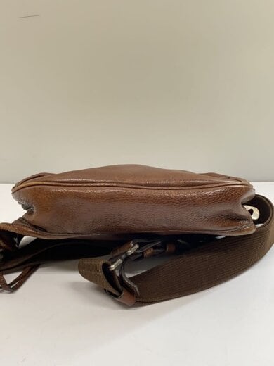 商品画像：ショルダーバッグ/レザー/BRW 4