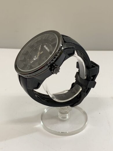 商品画像：クォーツ腕時計/アナログ/ラバー/BLK/BLK/0203310 2