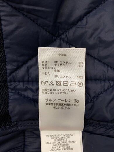 商品画像：キルティングジャケット/M/ポリエステル/NVY/無地 4